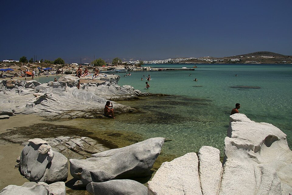 Naousa beach